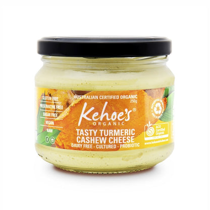 Cashew Cheese - Batch 2026-05-21. Turmeric variant. Source: ~/Downloads/Product Images/Canned an