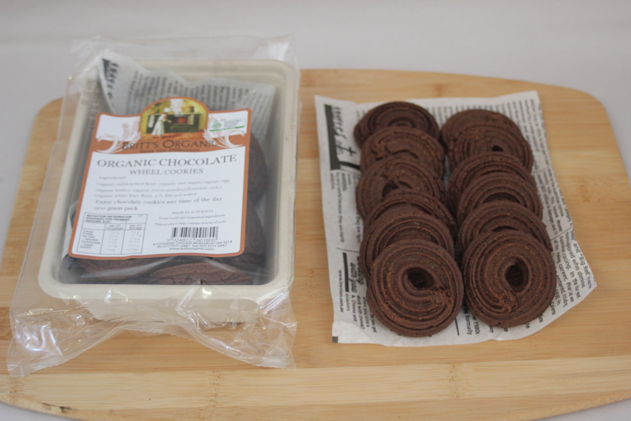 Chocolate Wheel Biscuits 