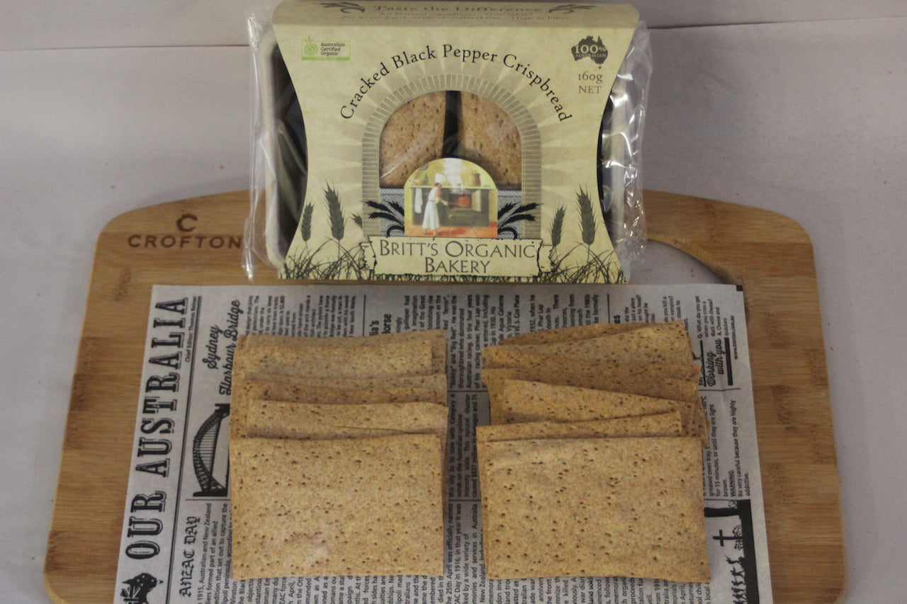 Crispbread - Spelt - Batch 2026-05-21. Black Pepper variant. Source: ~/Downloads/Product Images/Cooki