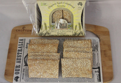 Crispbread - Spelt - Batch 2026-05-21. Sesame Seed variant. Source: ~/Downloads/Product Images/Cookie