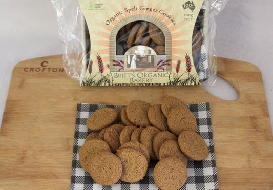 Ginger Biscuits - Batch 2026-05-21. Spelt variant. Source: ~/Downloads/Product Images/Cookies, Cra