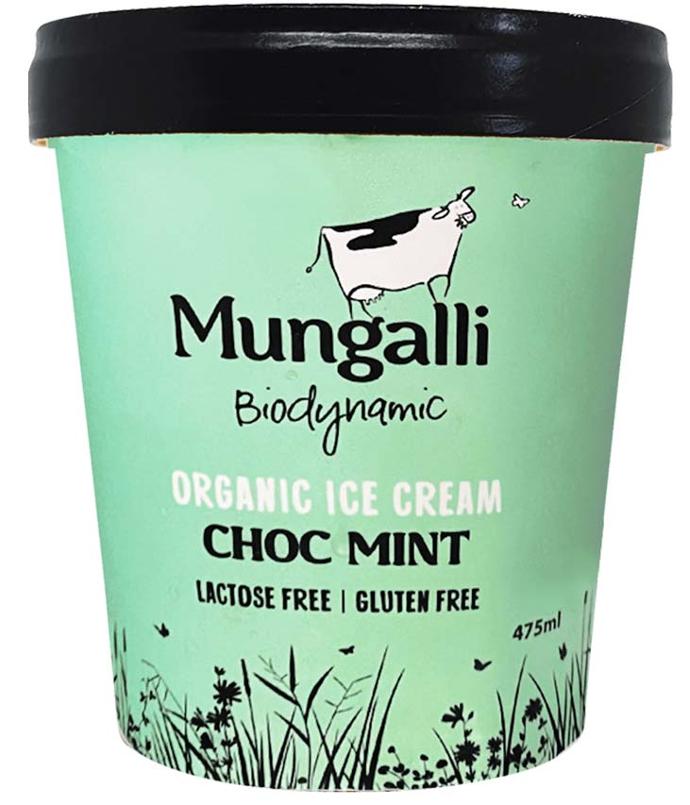 Ice Cream (Lactose Free) - Mungalli Choc Mint Lactose Free 475ml.