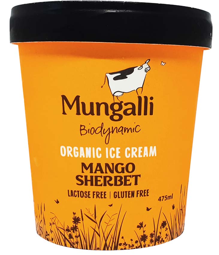 Ice Cream (Lactose Free) - Mungalli Mango Sherbet Lactose Free 475ml.