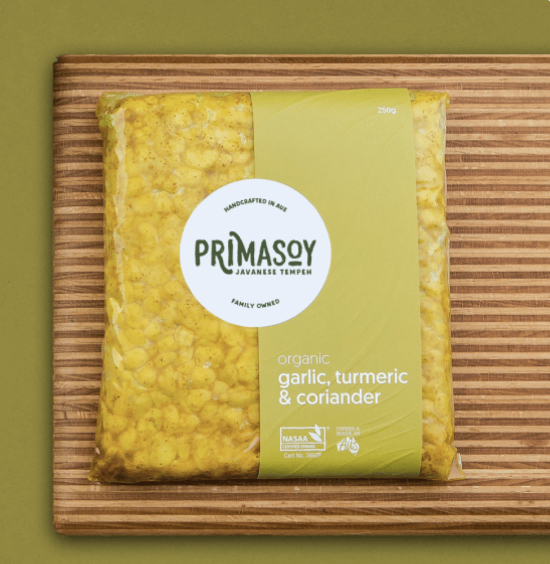 Tempeh - Batch 2026-05-21. Garlic Turmeric Coriander variant. Source: ~/Downloads/Product