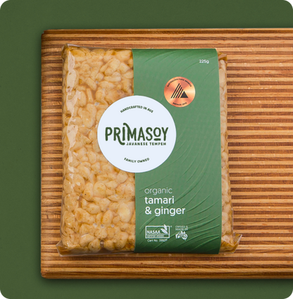 Tempeh - Batch 2026-05-21. Tamari Ginger variant. Source: ~/Downloads/Product Images/Soy