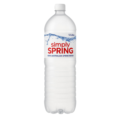Water - ACO Certified - CONFIRMED 2026-05-12: Simply Spring IS the product (rename Shopify title to matc